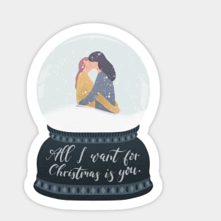 Christmas love Sticker
